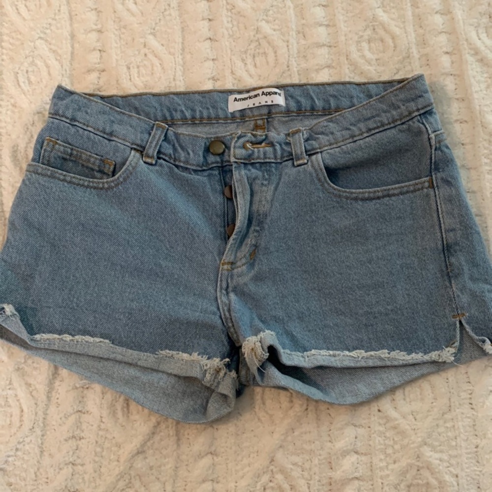 American apparel Jean shorts